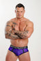 GBGB (L) Purple ''Silas'' Mens Brief