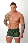 GBGB (M) Green ''Soren'' Mesh Shorts
