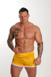 GBGB (L) Yellow ''Soren'' Mesh Shorts