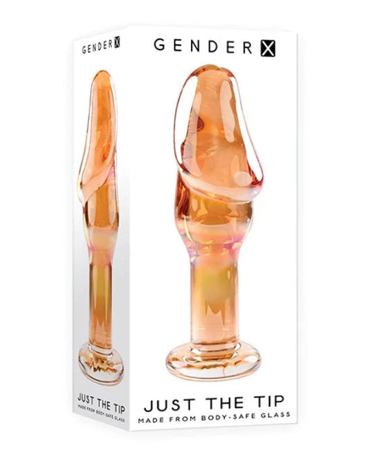 Gender X "Just the Tip" Glass Butt Plug