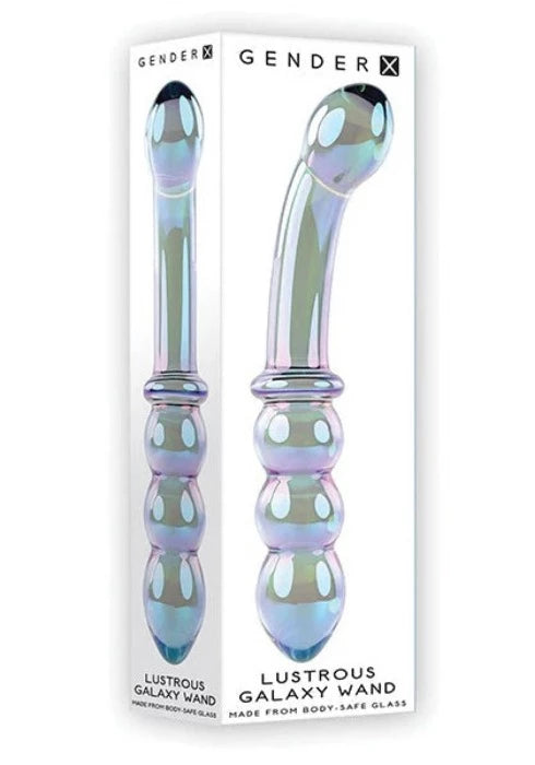 Gender X 'Lustrous' Galaxy Wand -Glass