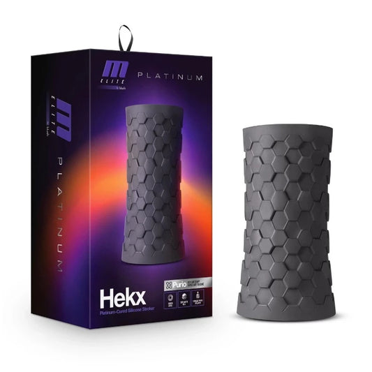 M-Elite "Platinum Hekx" Silicone Penis Stroker