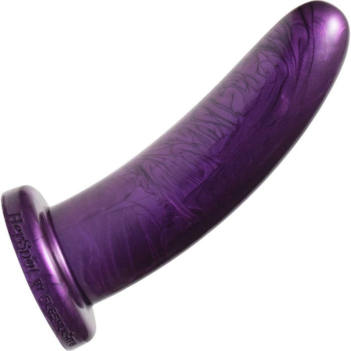 Herspot Cobalt "Plum" Dildo -Medium