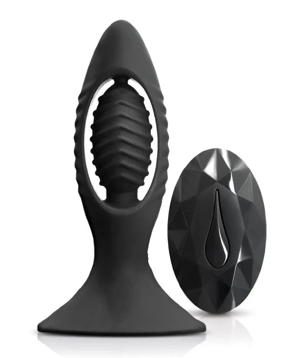Renegade "V2" Powerful Vibrating Anal Plug -Black