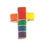 Rainbow Cross Lapel Pin