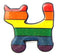 Rainbow Sparkle Cat Lapel Pin