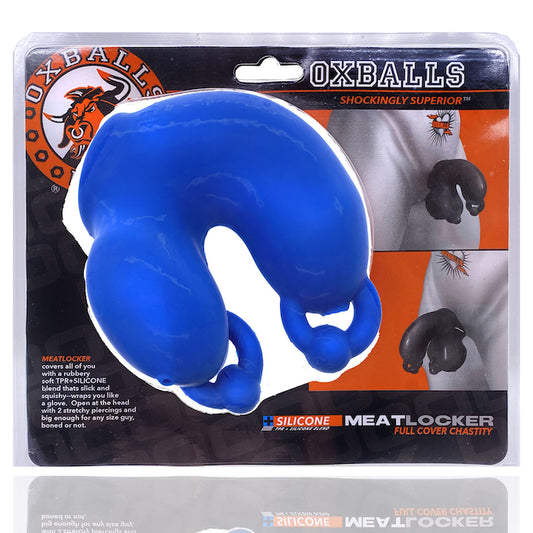 Oxballs "Meatlocker" Chastity Cage -Blu