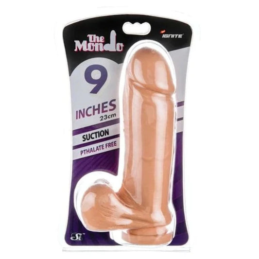 The Mondo 9" Thick Dildo -Vanilla