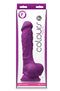 Colours 7 inch Dildo – Firm (Purple)