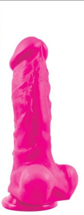 Colours Pleasures "Thick" 8 Inch Dildo -Pink