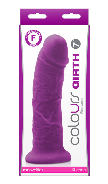 Colours 'Firm' 7in Girth Dildo -Purple