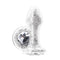 Stardust ''Glam'' Glass Plug -White