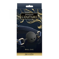 Bondage Couture Ball Gag -Blue