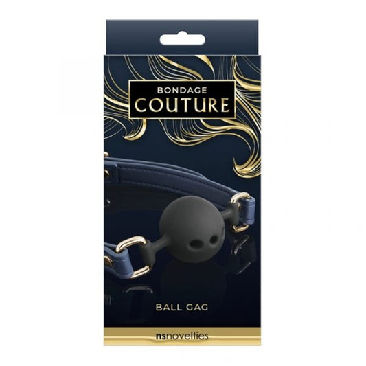 Bondage Couture Ball Gag -Blue