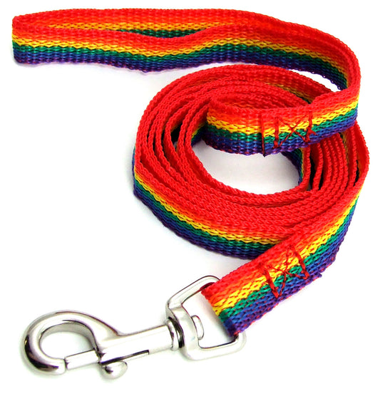 Rainbow Nylon Pet Leash