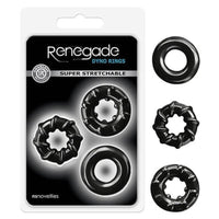 Renegade "Dyno" Cock Rings -Blk
