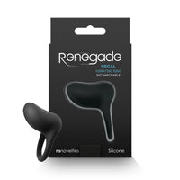 Renegade "Regal" Vibrating Ring -Black