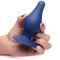 Squeeze-It ''Squeezable'' Tapered Large Anal Plug -Blue