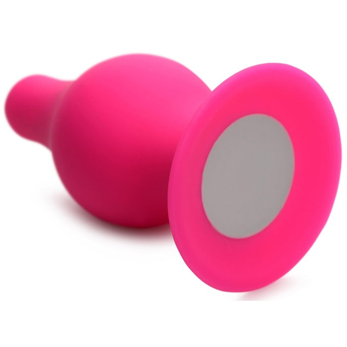 Squeeze-it Tapered "Small" Anal Plug -Pink