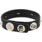 Spartacus ''Studded'' Leather C/Ring -Blk