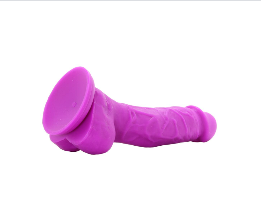 Colours 'Dual Density' Dildo 5inch -Purple