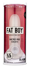 Fat Boy ''Micro Rib'' Sheath 5.5" -Clear