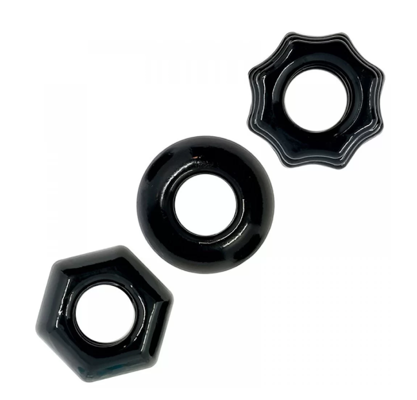 Renegade "Chubbies" Rings -Blk