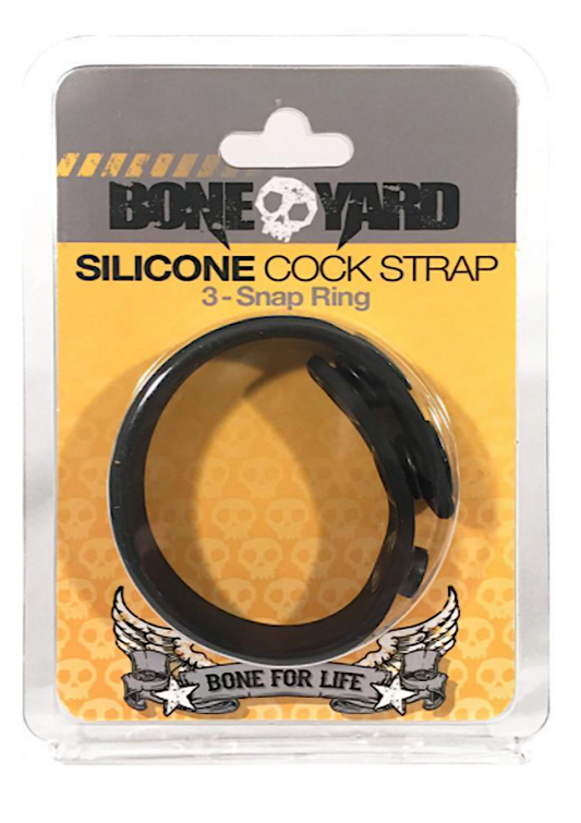 Boneyard "Cock Strap" Silicone -Blk