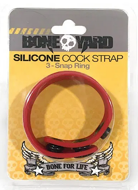 Boneyard "Cock Strap" Silicone -Red