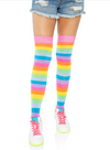 Pride-Neon ''Rainbow' Thigh High Socks