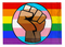 ''Black Lives Matter, LGBT'' Flag 3 x 5 ft