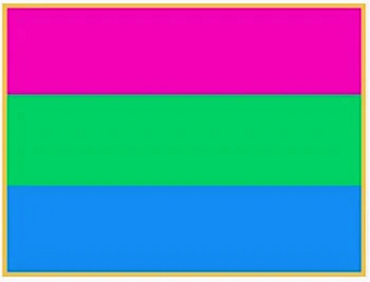 ''Polysexual'' Pride Flag -Lapel Pin
