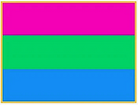 ''Polysexual'' Pride Flag -Lapel Pin