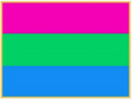 ''Polysexual'' Pride Flag -Lapel Pin