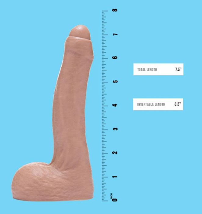 FleshJack "Diego Sans" 7.5in -Dildo