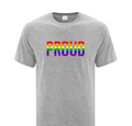 Rainbow ''Proud''  Cotton T-Shirt