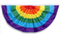 Rainbow ''Bunting'' Fan Pride Flag 3x6ft