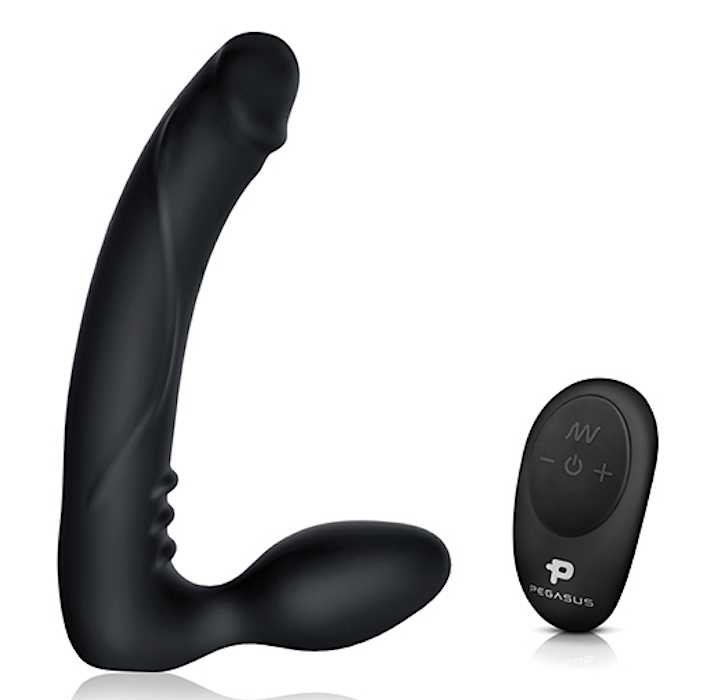 Pegasus 7" Strapless Strap On -Blk
