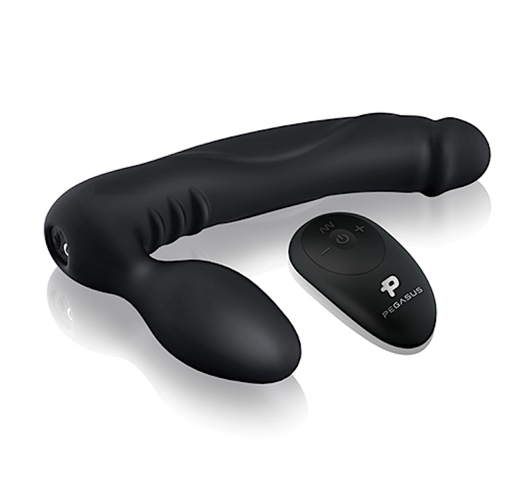 Pegasus 7" Strapless Strap On -Blk