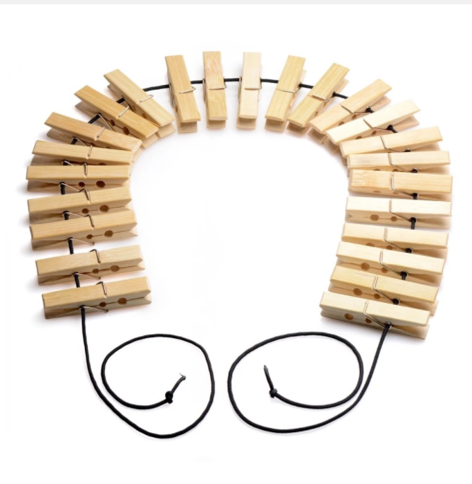 MS "Firecracker" Clothespin Body Zipper