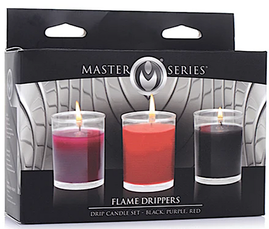MS "Flame Drippers" Candle Set x 3