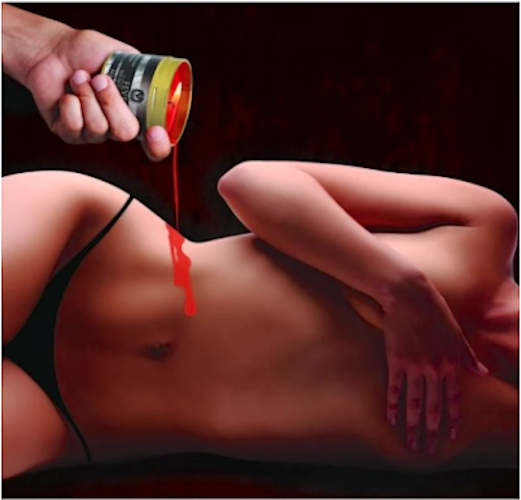 MS "Fever" Hot Wax Candle -Red