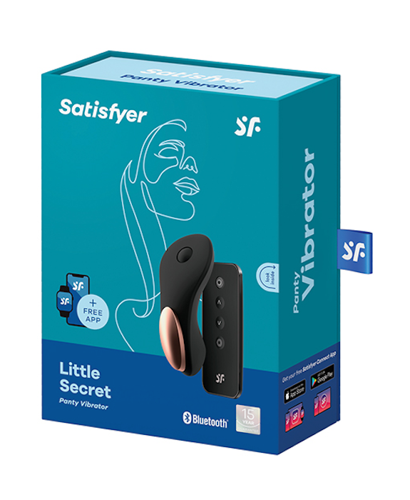 Satisfyer "Little Secret" Panty Vibe -Blk