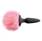 Bunny Tails ''Pink Tail'' Blk -Silicone Plug