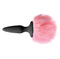 Bunny Tails ''Pink Tail'' Blk -Silicone Plug