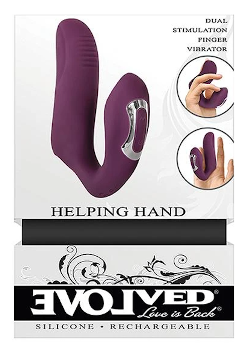 Evolved "Helping Hand" Finger Vibe -Purple