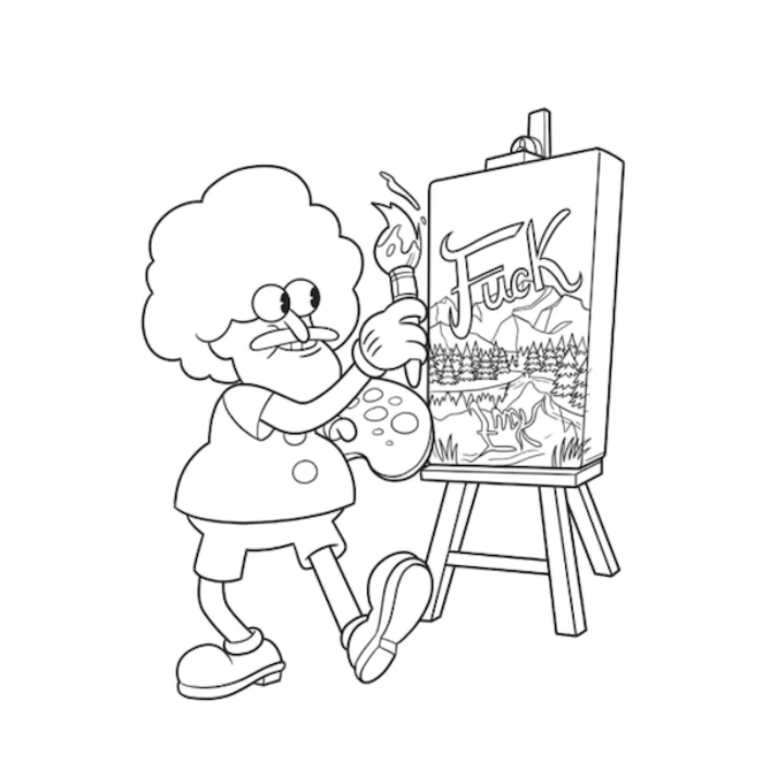 Suck My Crayon ''Swear Word'' Adult Coloring Book