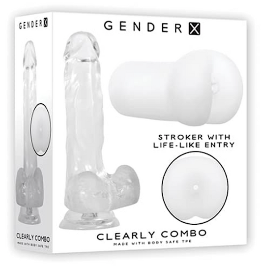 Gender X "Clearly Combo" Stroker/Dildo