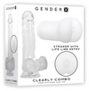 Gender X ''Clearly Combo'' Stroker/Dildo