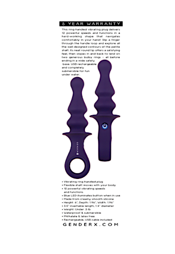 Gender X "Ring Pop" Anal Plug